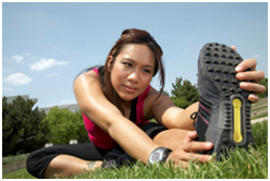 Stretching after exercise